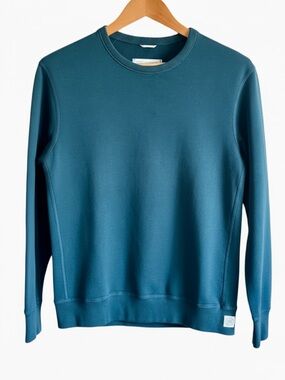 Reigning Champ Midweight Terry Crewneck Bermuda Teal Blue S EUC